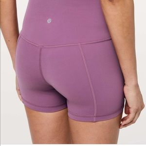 Lululemon Align Shorts 4” Size 2 in the Color Vintage Plum